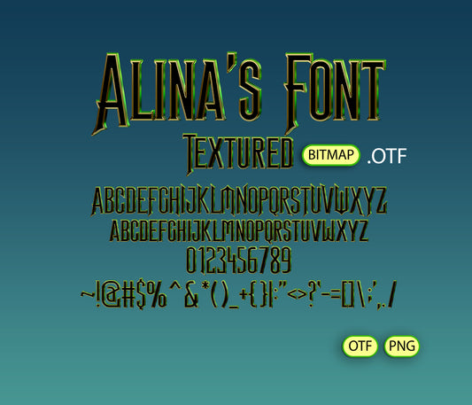 Magical Realms Font Textured