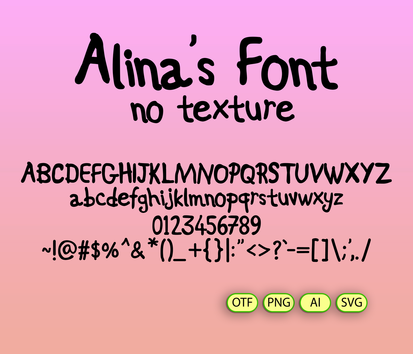 Woodland Friends Font Textured