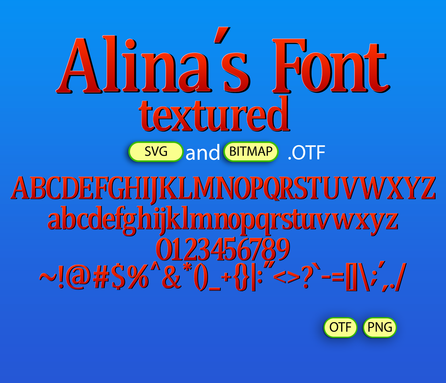 Playful Woods Friends Font Textured