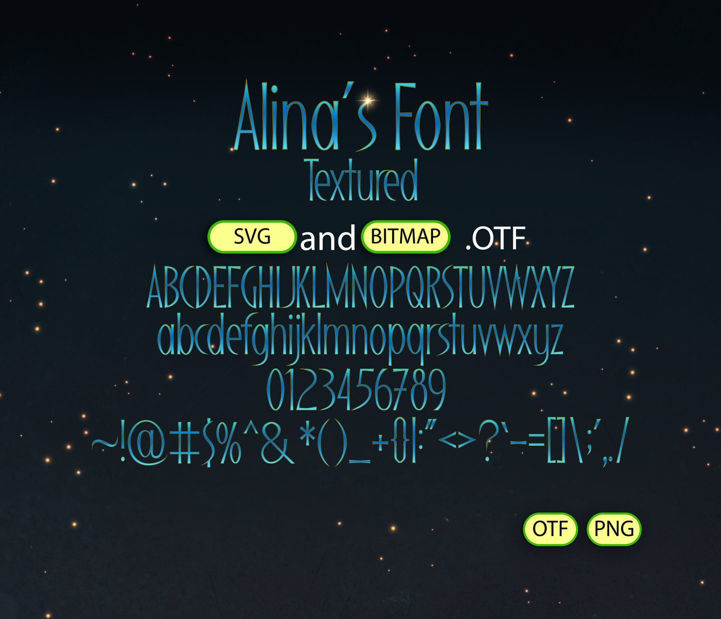 Dreamland Fantasy Font Textured