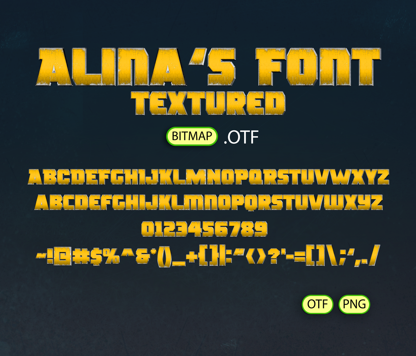 Clash with Rival Heroes Font Textured Bundle