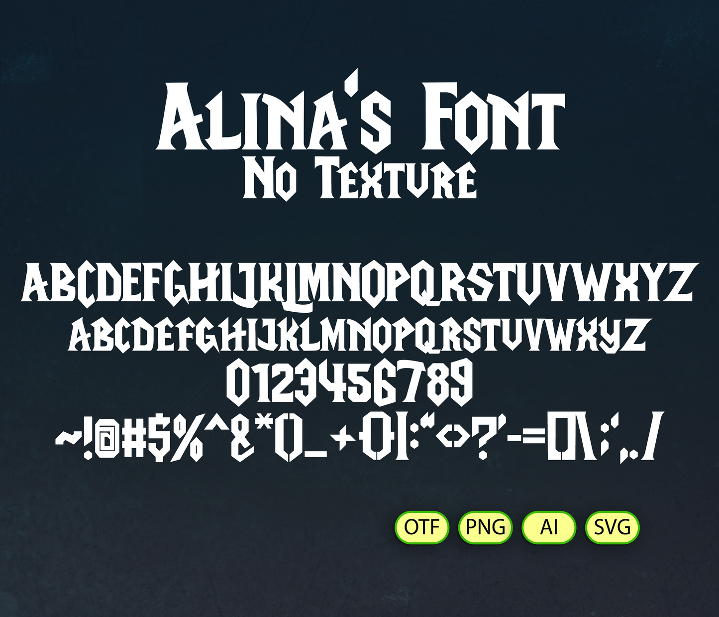 Epic Realms Font Textured