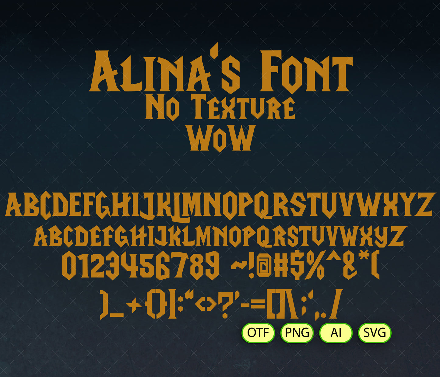 Epic Realms Font Textured