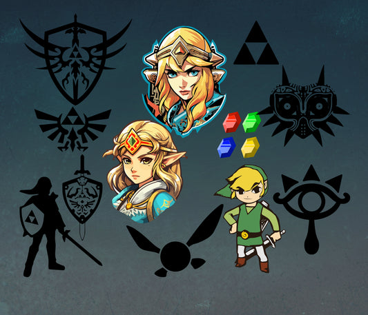 Princess Zelda Free Stickers