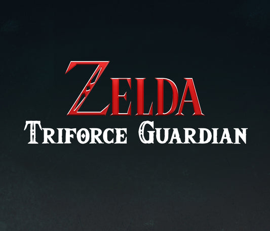 Zelda Textured Font