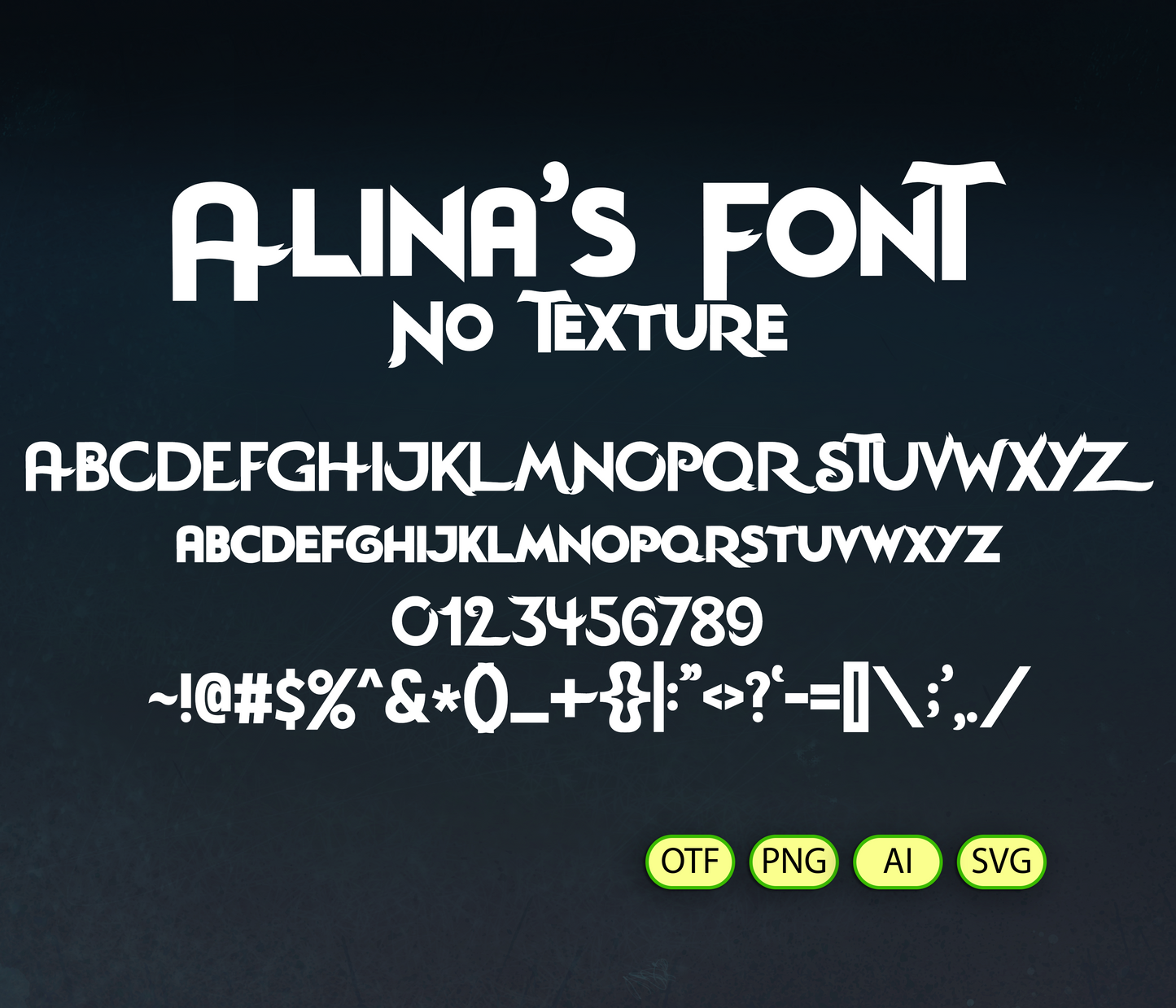 Animal City Font Textured